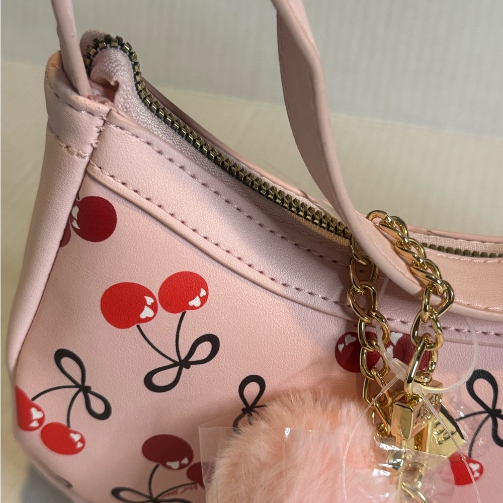 Betsey Johnson Pink and Cream Handbag - Picture 11 of 13